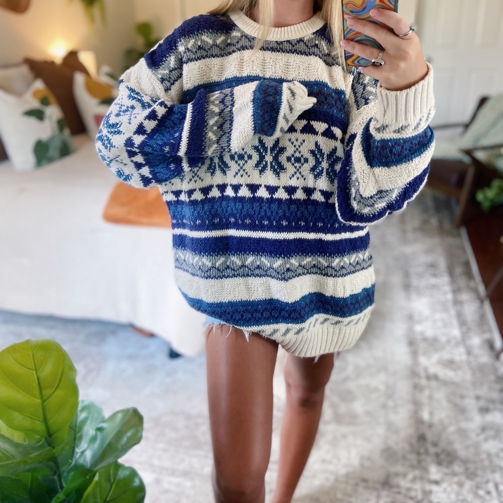 Vtg Chunky Mountaineer Knit 🦋